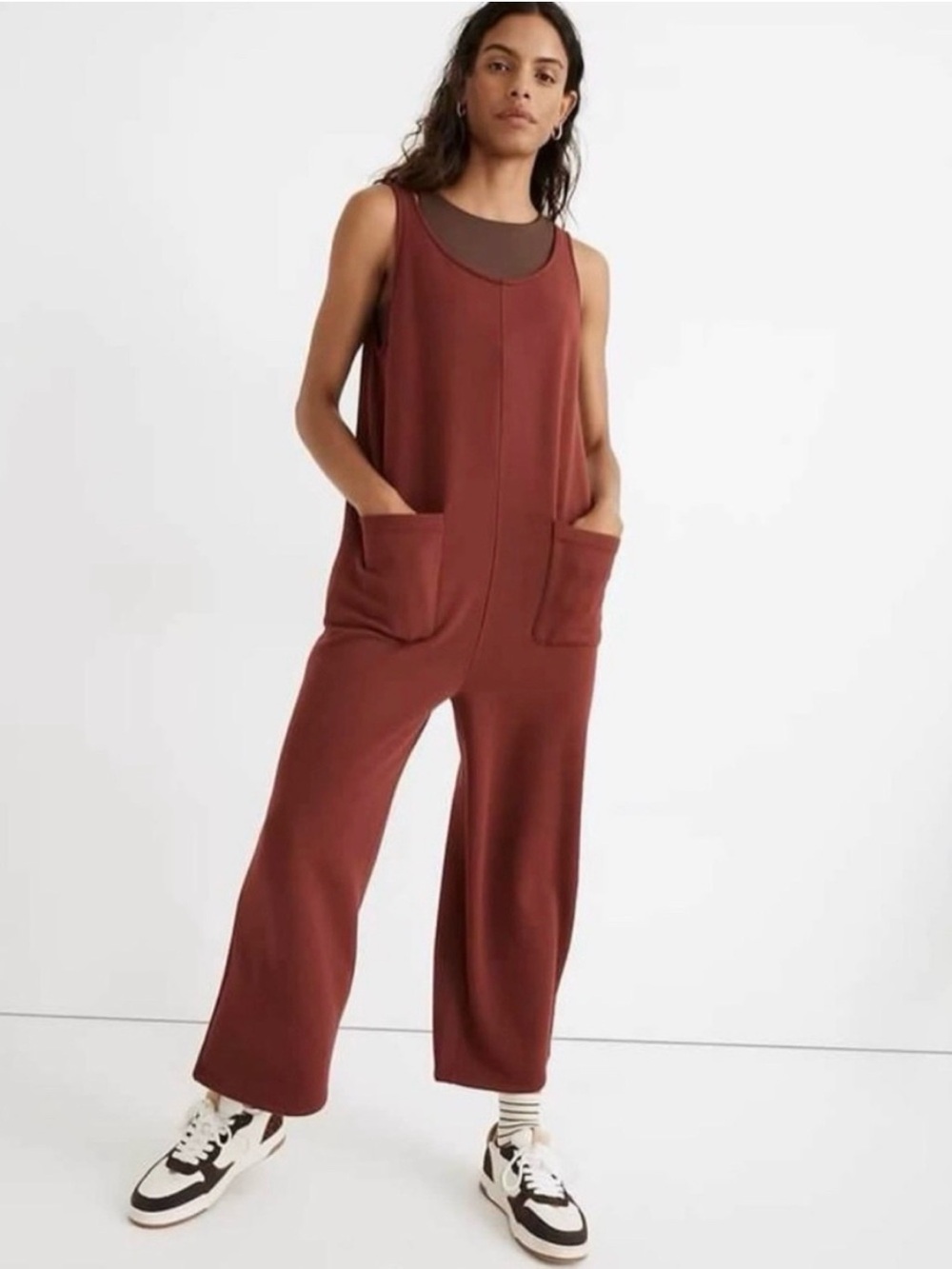 Madewell comfy cropped jumpsuit or romper